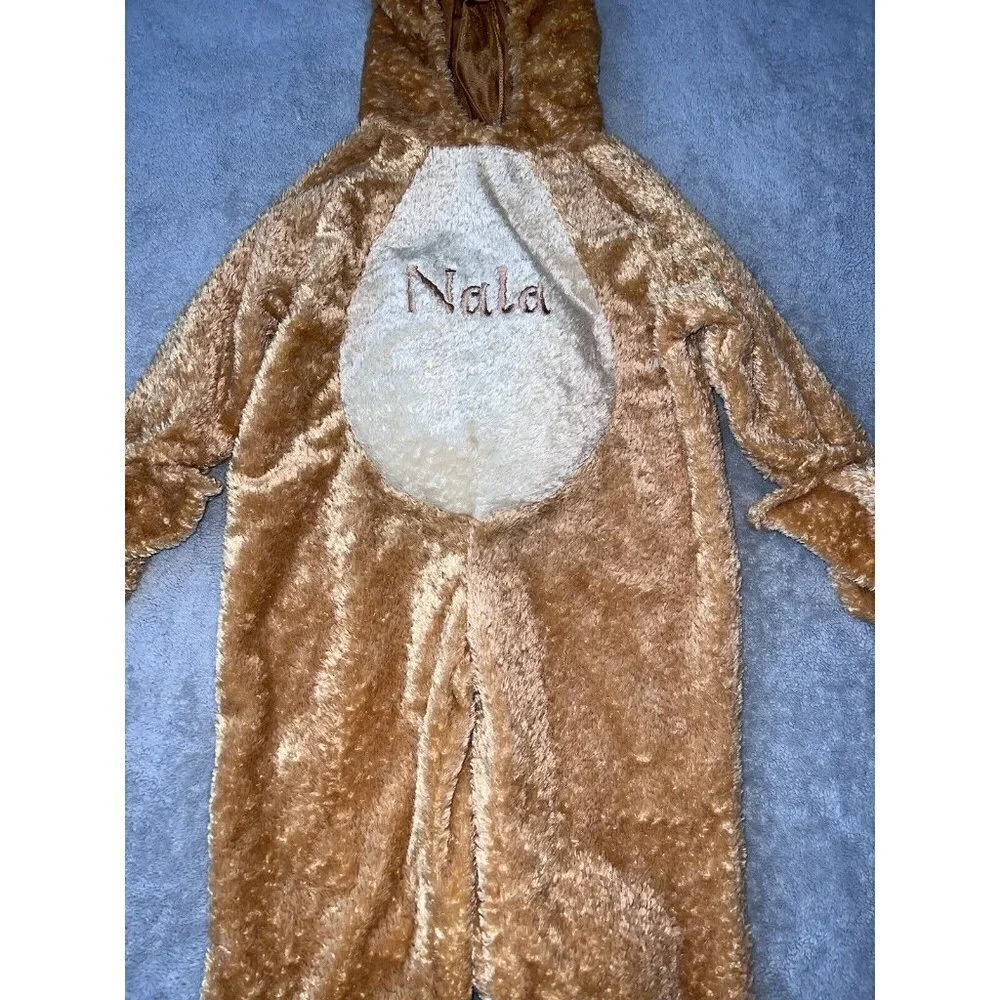 DISNEY Store NALA Costume  LION KING Child Size XXS Plush Hooded